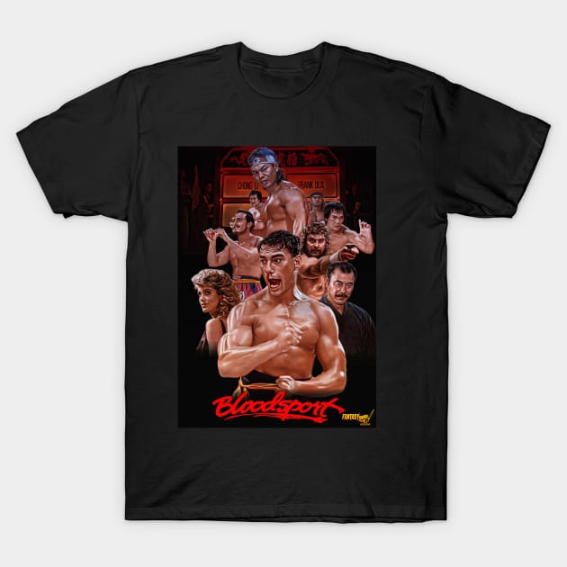 ''Bloodsport" T-Shirt by Fantasy Brush Designs